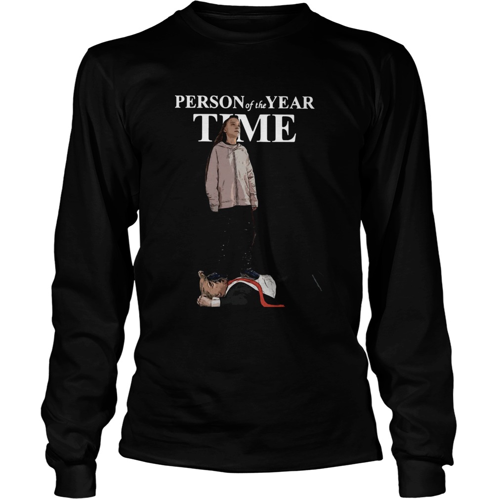 Person Of The Year Time Greta Thunberg And Donald Trump LongSleeve