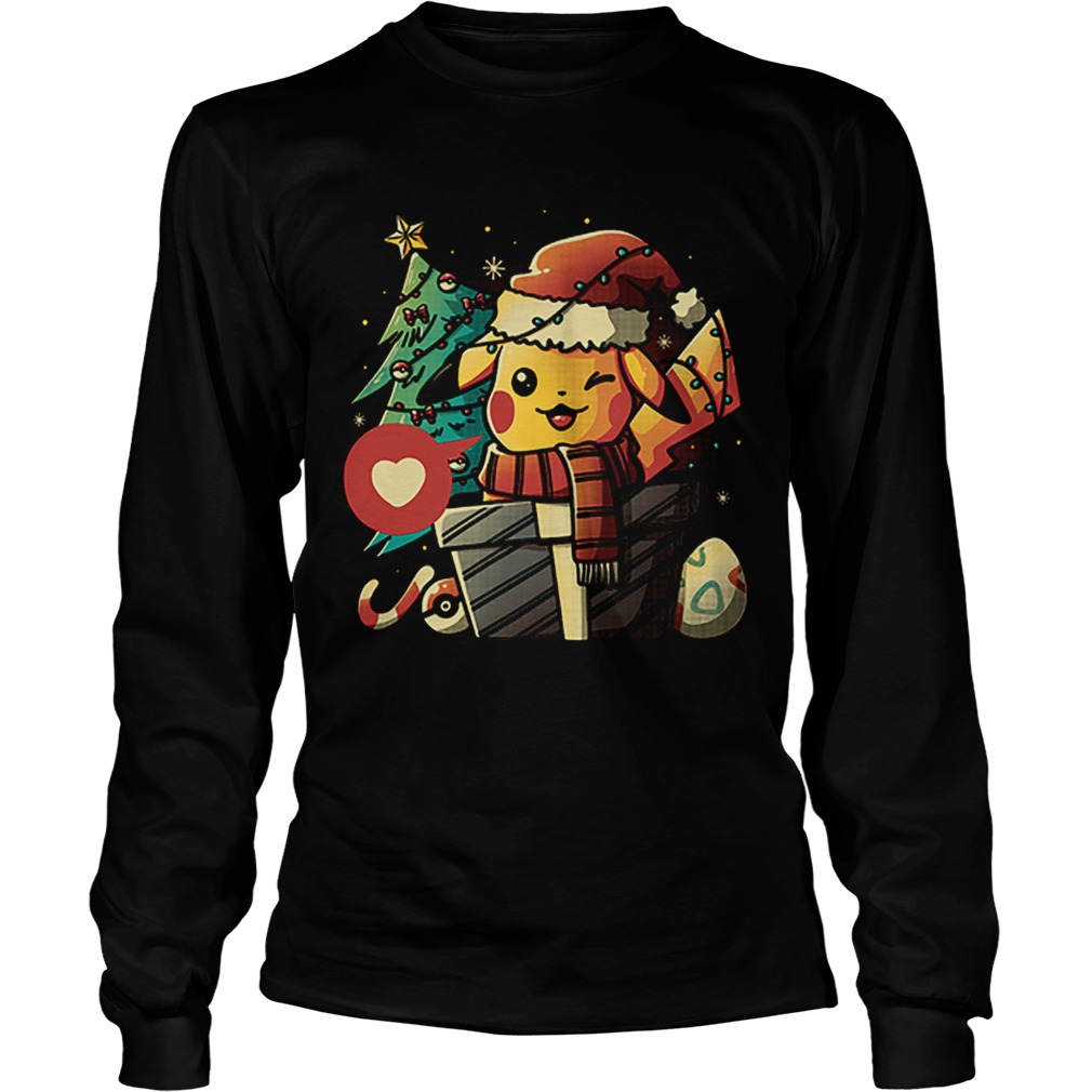 Pikachu electric gift Christmas tree LongSleeve