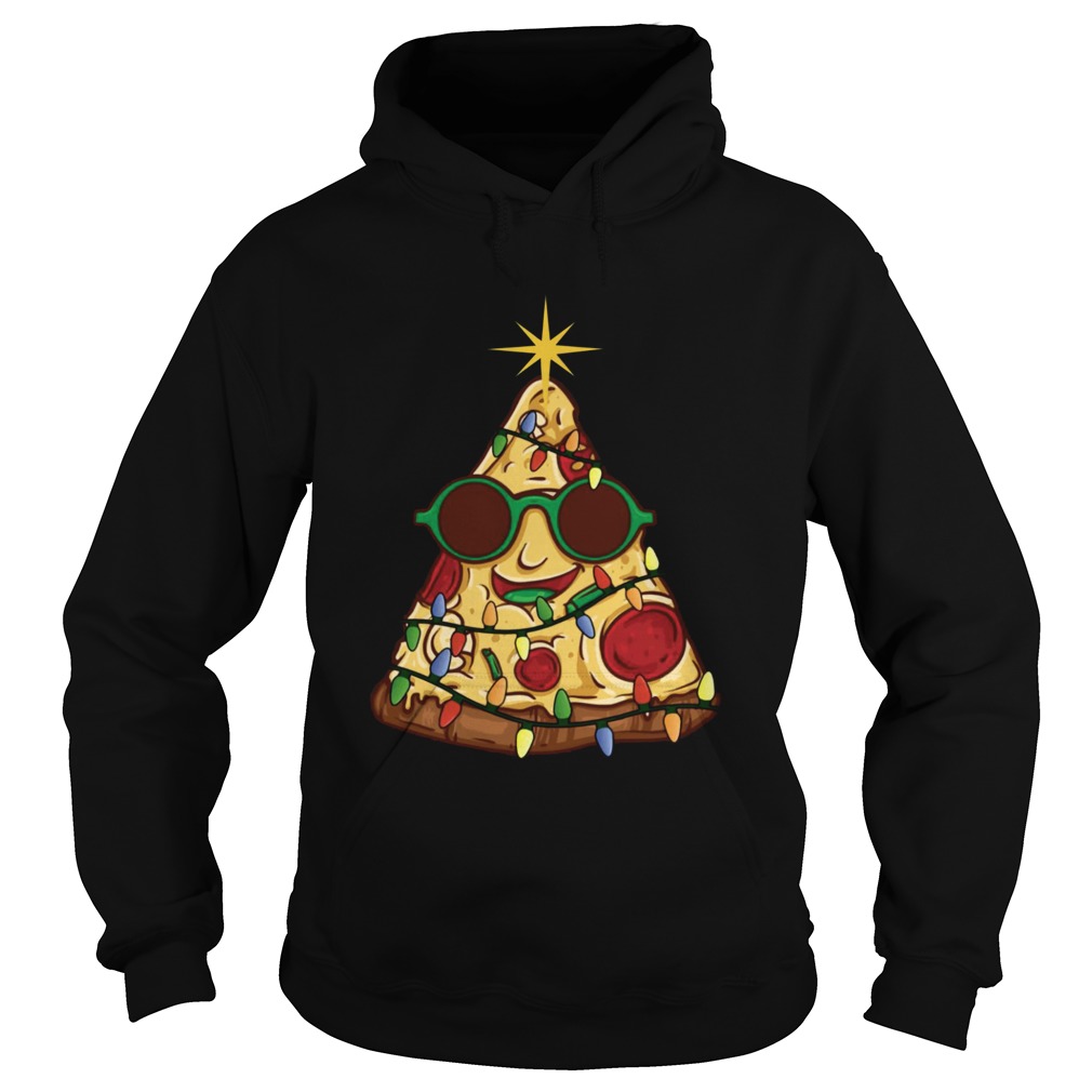Pizza Christmas Tree Hoodie