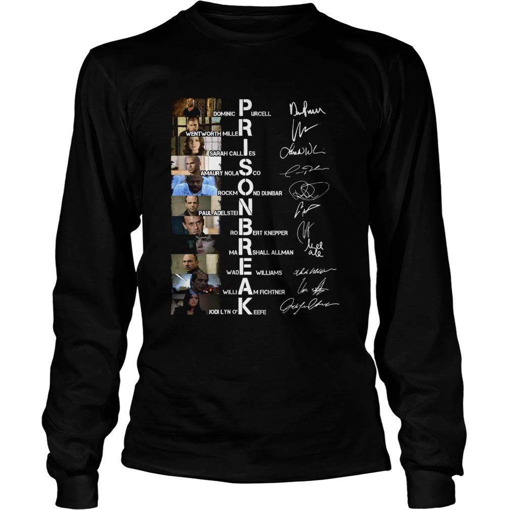 Prison Break Dominic Purcell Wentworth Miller signatures LongSleeve