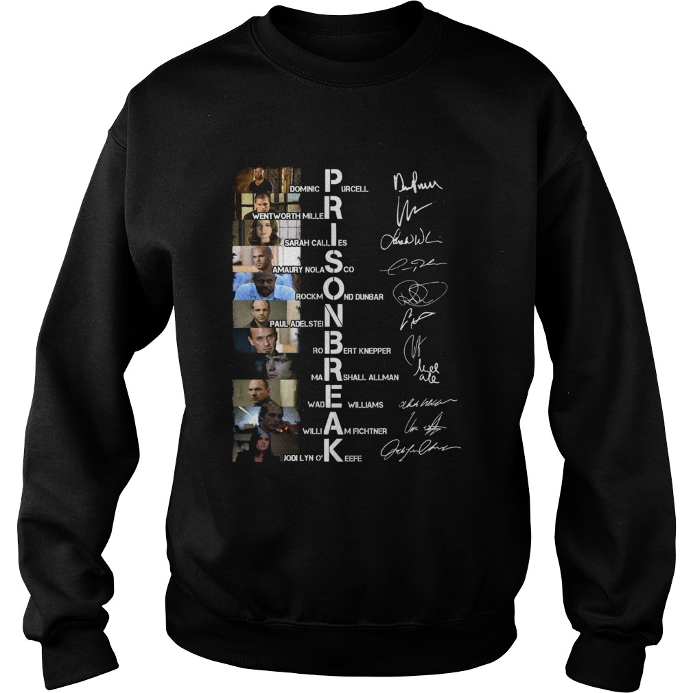 Prison Break Dominic Purcell Wentworth Miller signatures Sweatshirt