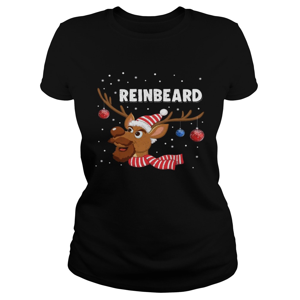 Reinbeard Reindeer Beard Lover Christmas Classic Ladies