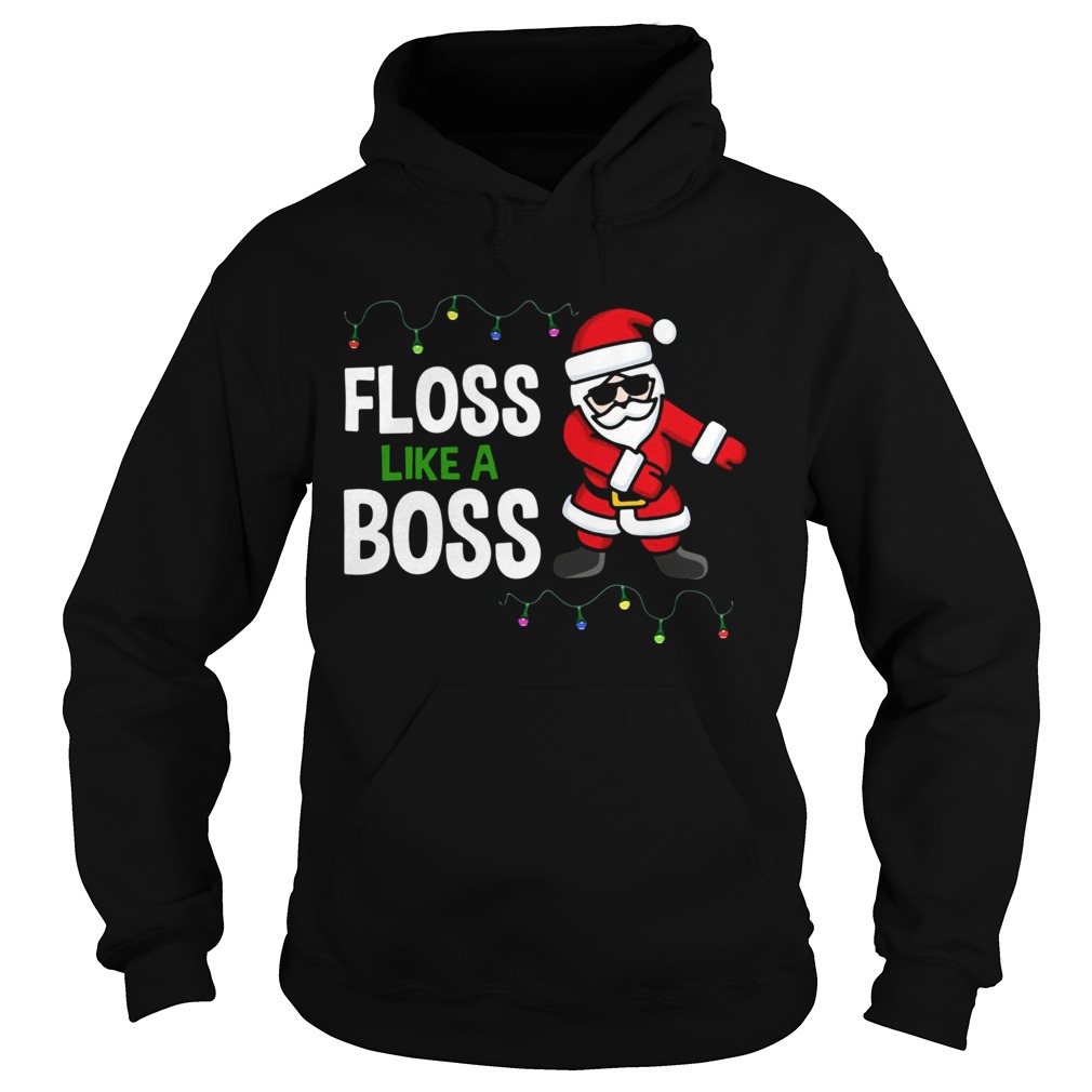 Santa Floss Like A Boss Christmas Hoodie