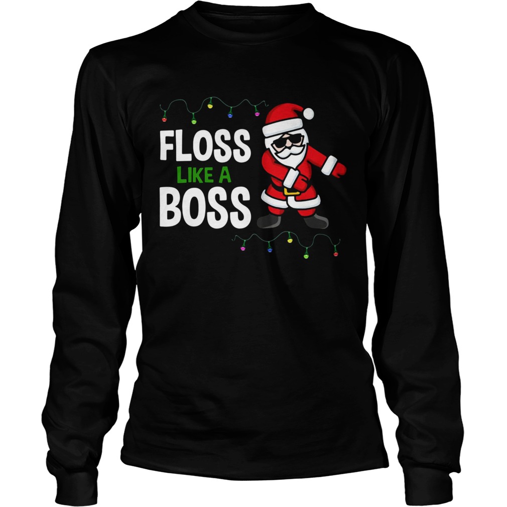 Santa Floss Like A Boss Christmas LongSleeve