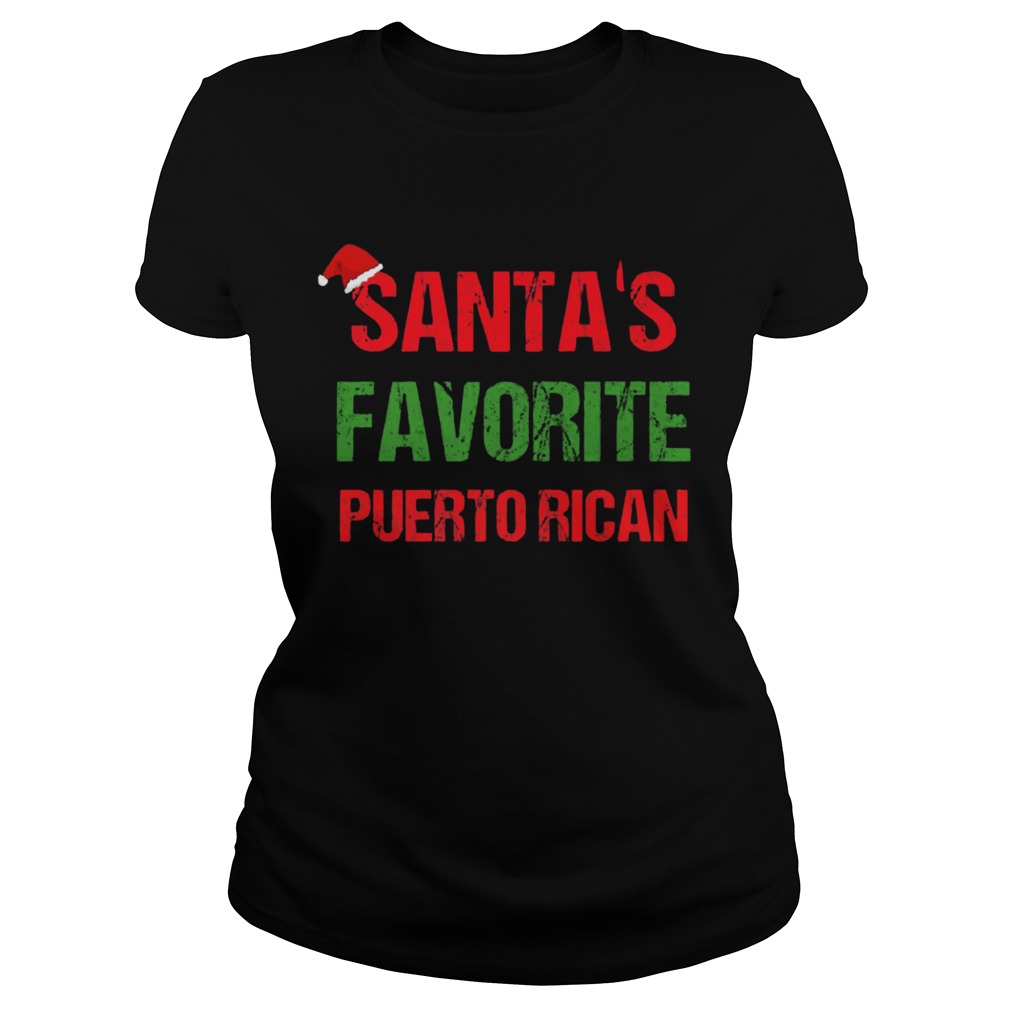 Santas Favorite Puerto Rican Funny Ugly Christmas Classic Ladies