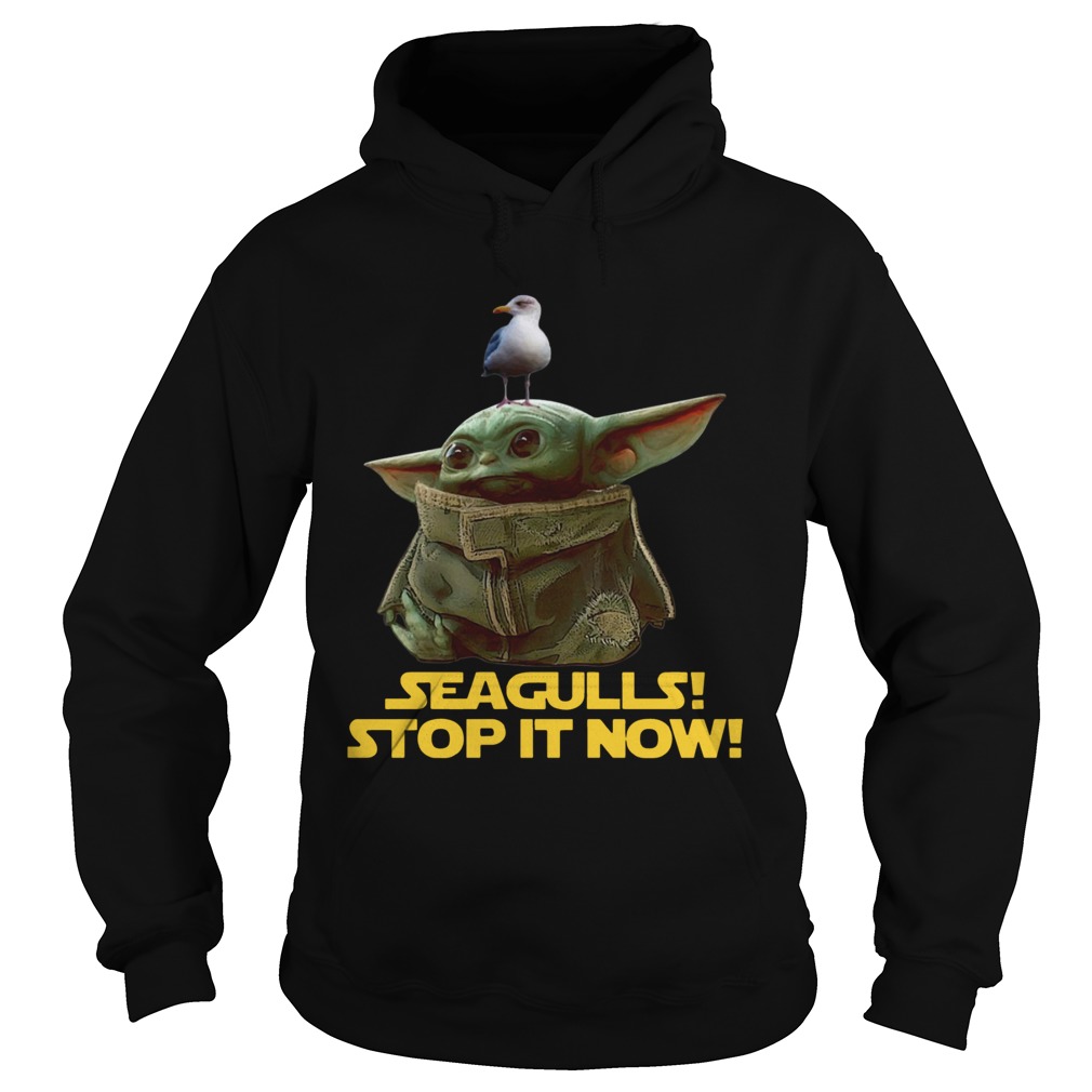 Seagulls Stop It Now Baby Yoda Hoodie