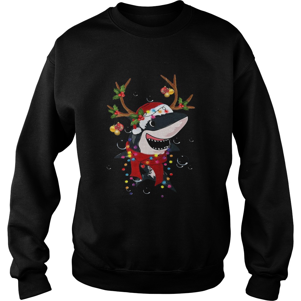 Shark Gorgeous Reindeer Christmas Sweatshirt