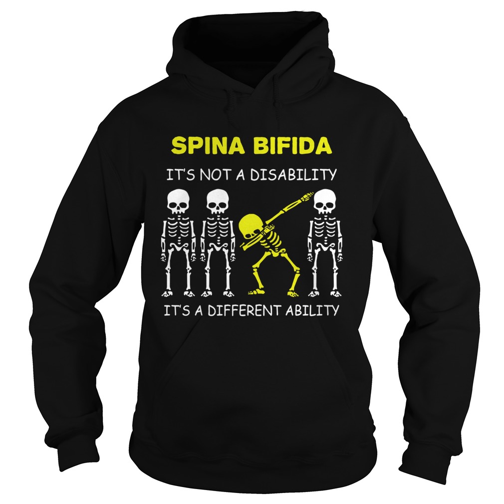 Skeleton spina bifida its not a disability its a different ability Hoodie