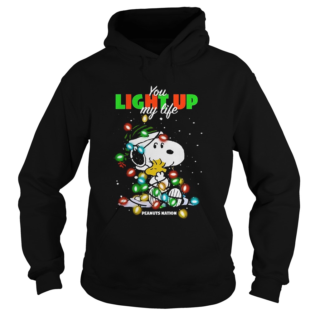 Snoopy You light up my life Peanuts nation Christmas Hoodie
