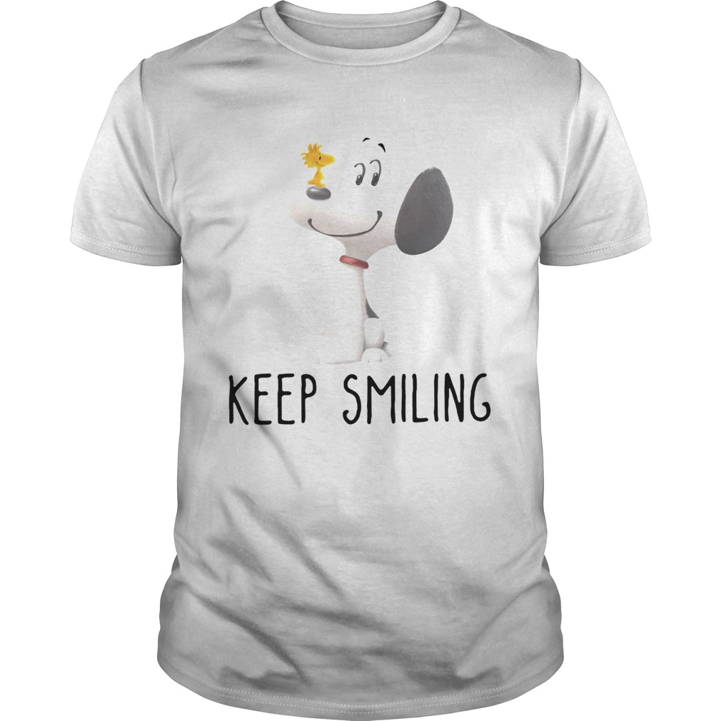 Snoopy and Woodstock keep smiling shirt