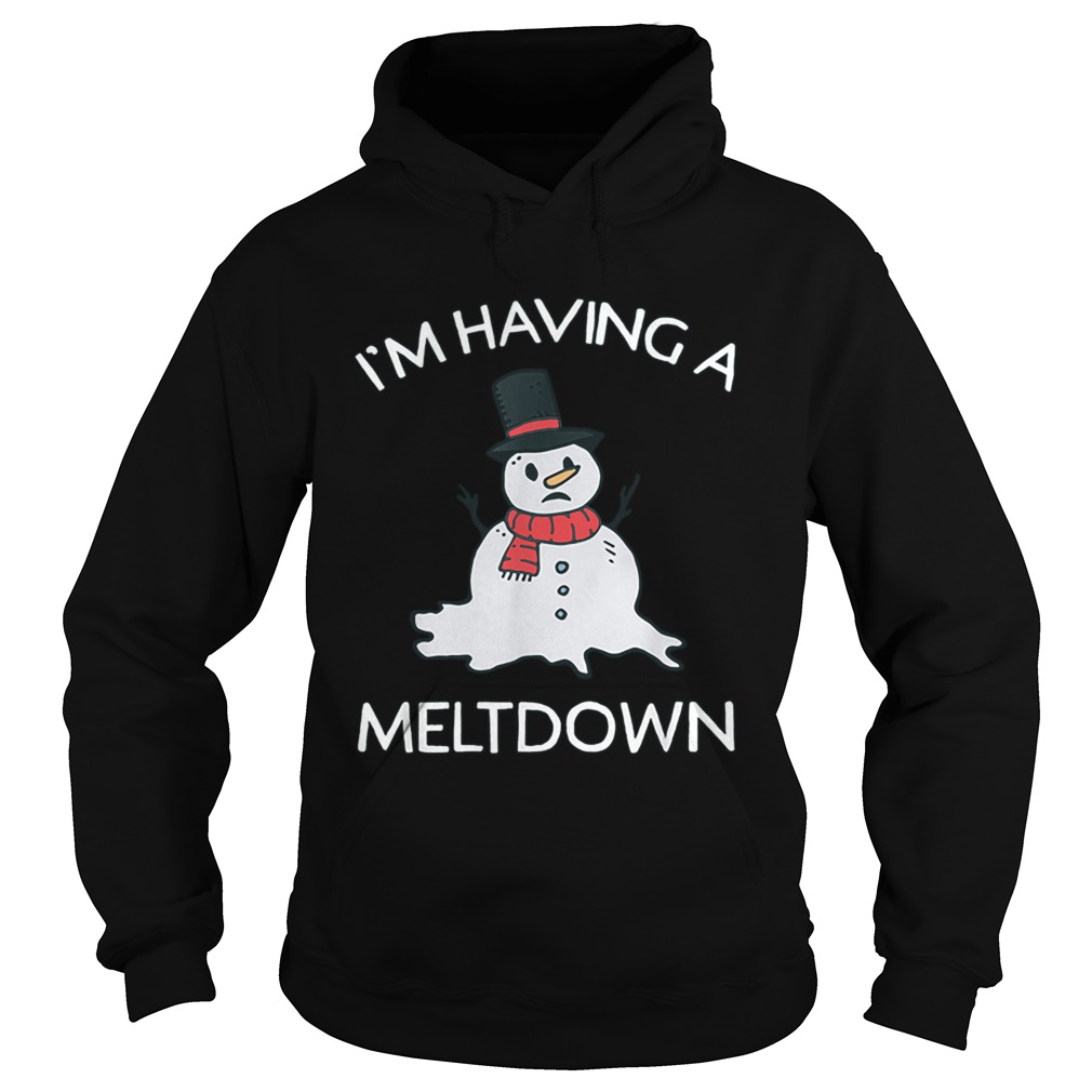 Snowman Having A Meltdown for Christmas WinterSnowman Having A Meltdown for Christmas Winter Hoodie