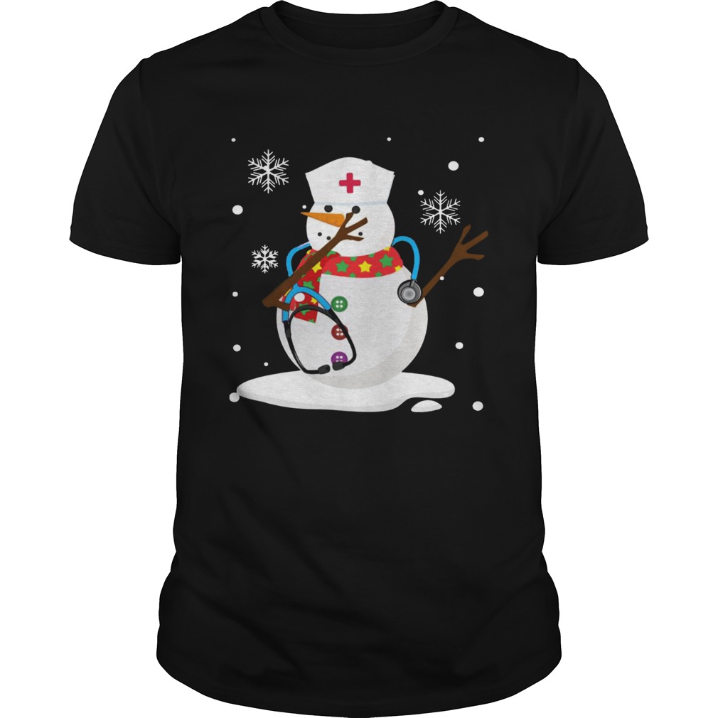 Snowman nurse christmas shirt