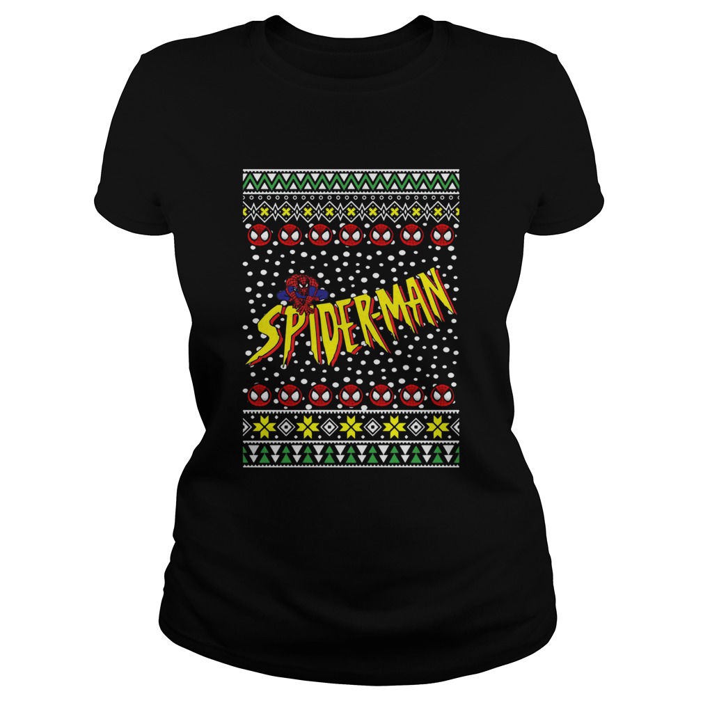 Spiderman Ugly Christmas Classic Ladies
