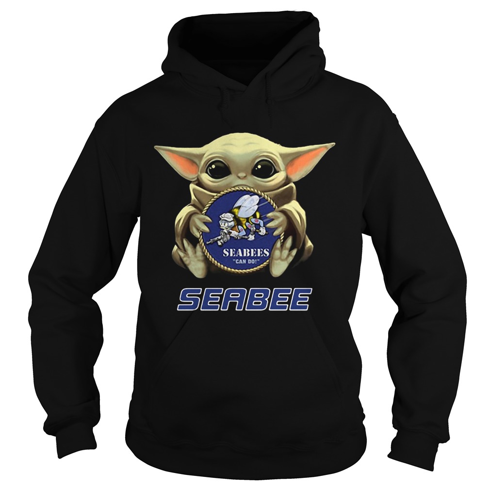 Star Wars Baby Yoda Hug Seabee Hoodie