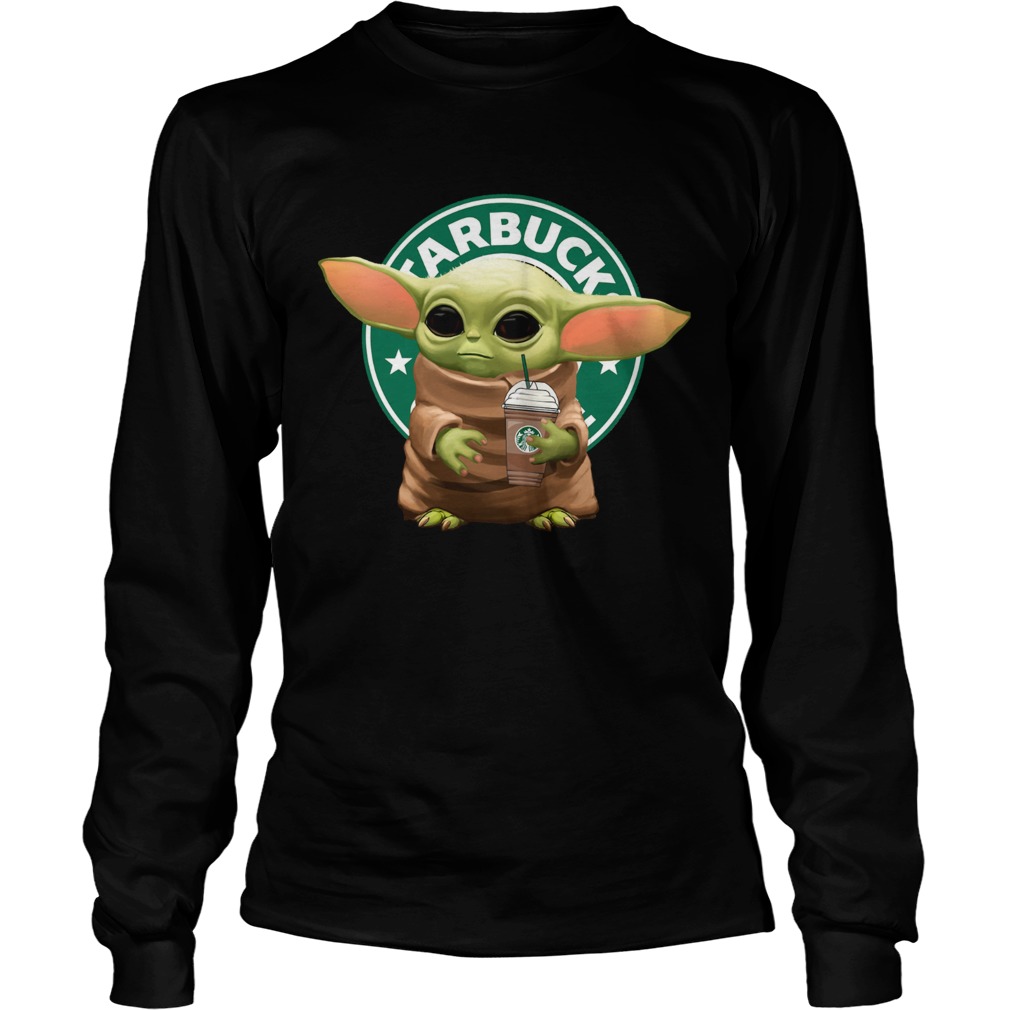 Star Wars Baby Yoda Hug Starbucks LongSleeve