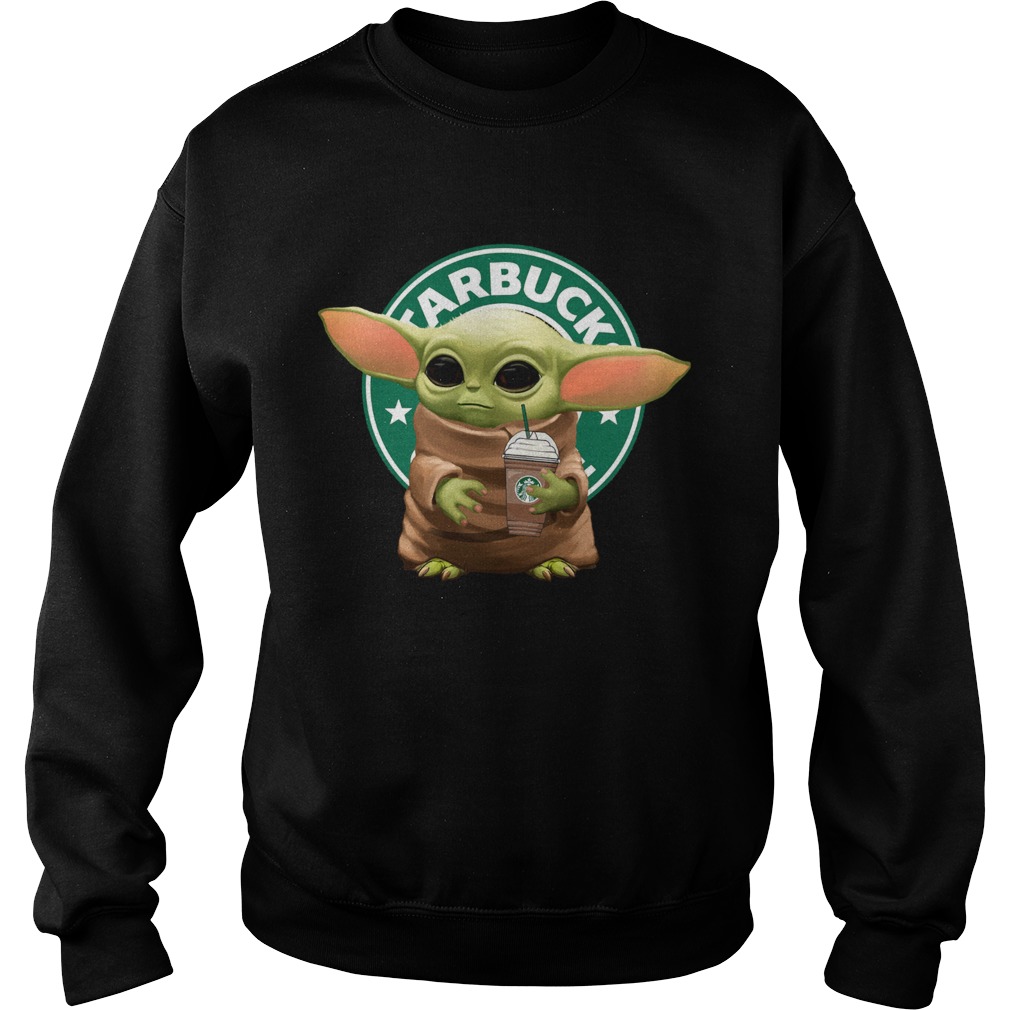 Star Wars Baby Yoda Hug Starbucks Sweatshirt