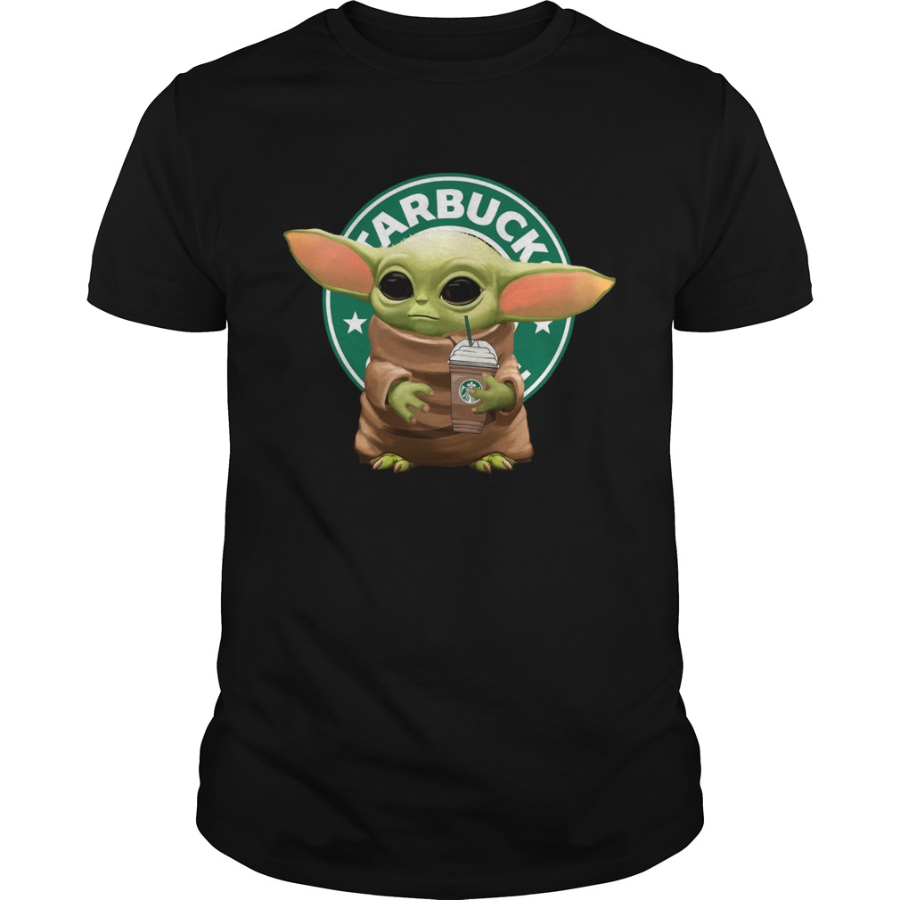 Star Wars Baby Yoda Hug Starbucks shirt