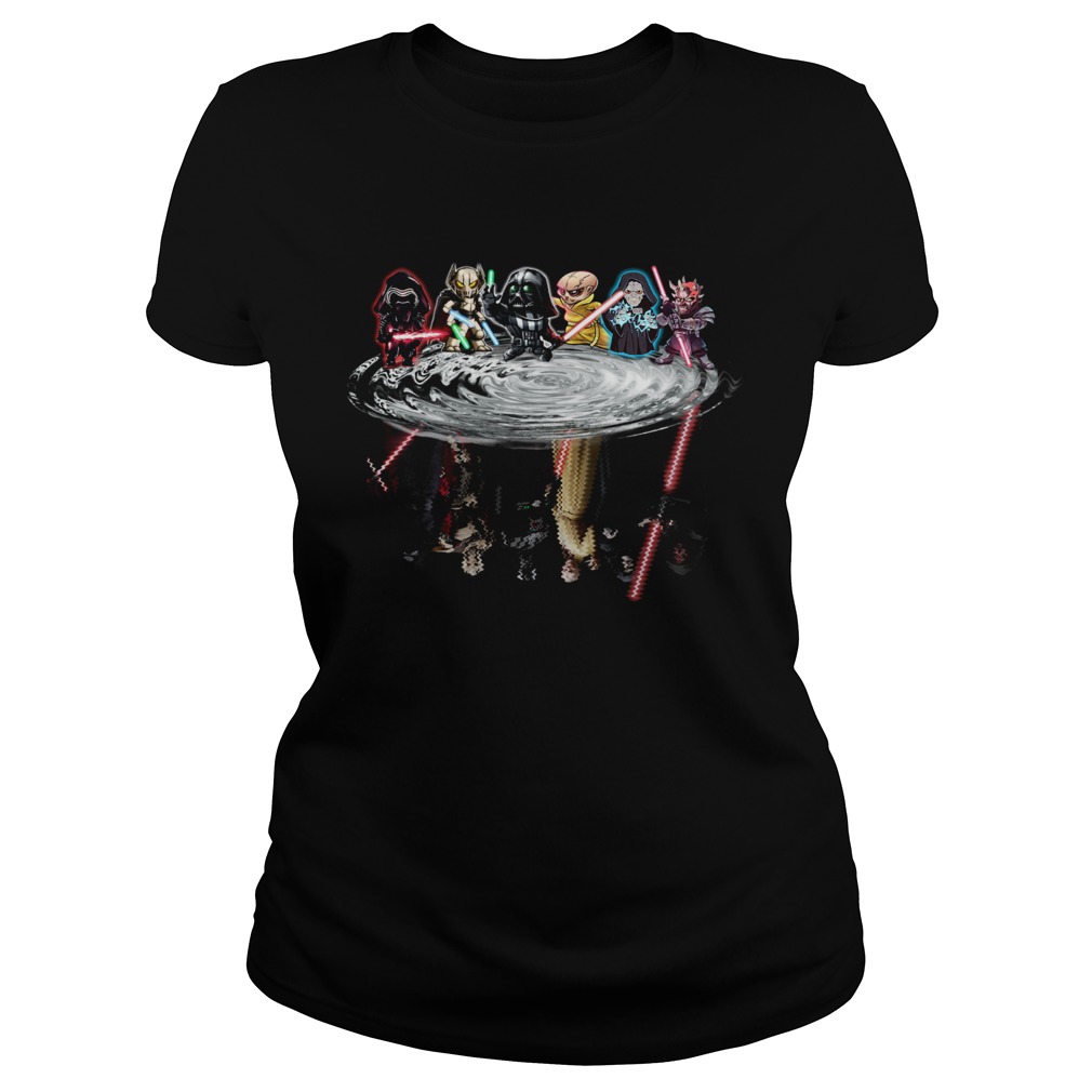 Star Wars Chibi Characters Water Reflections Classic Ladies
