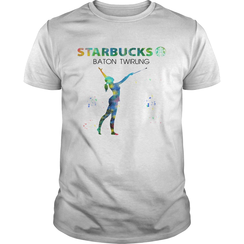 Starbucks Baton Twirling shirt