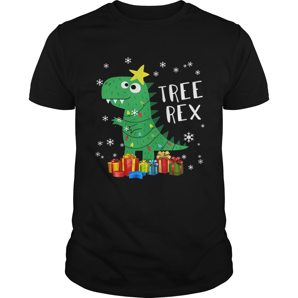 TRex Christmas Tree Dinosaur Christmas shirt