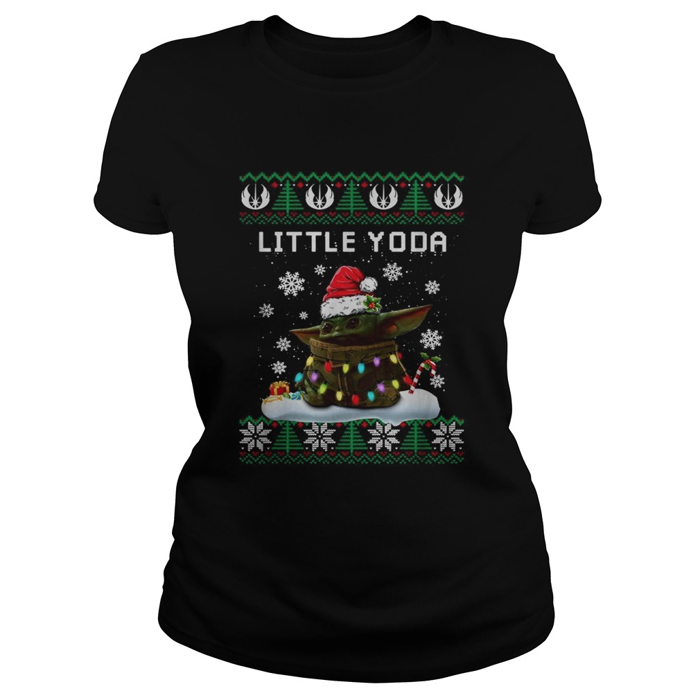 The Mandalorian Baby Yoda little Yoda Christmas Classic Ladies