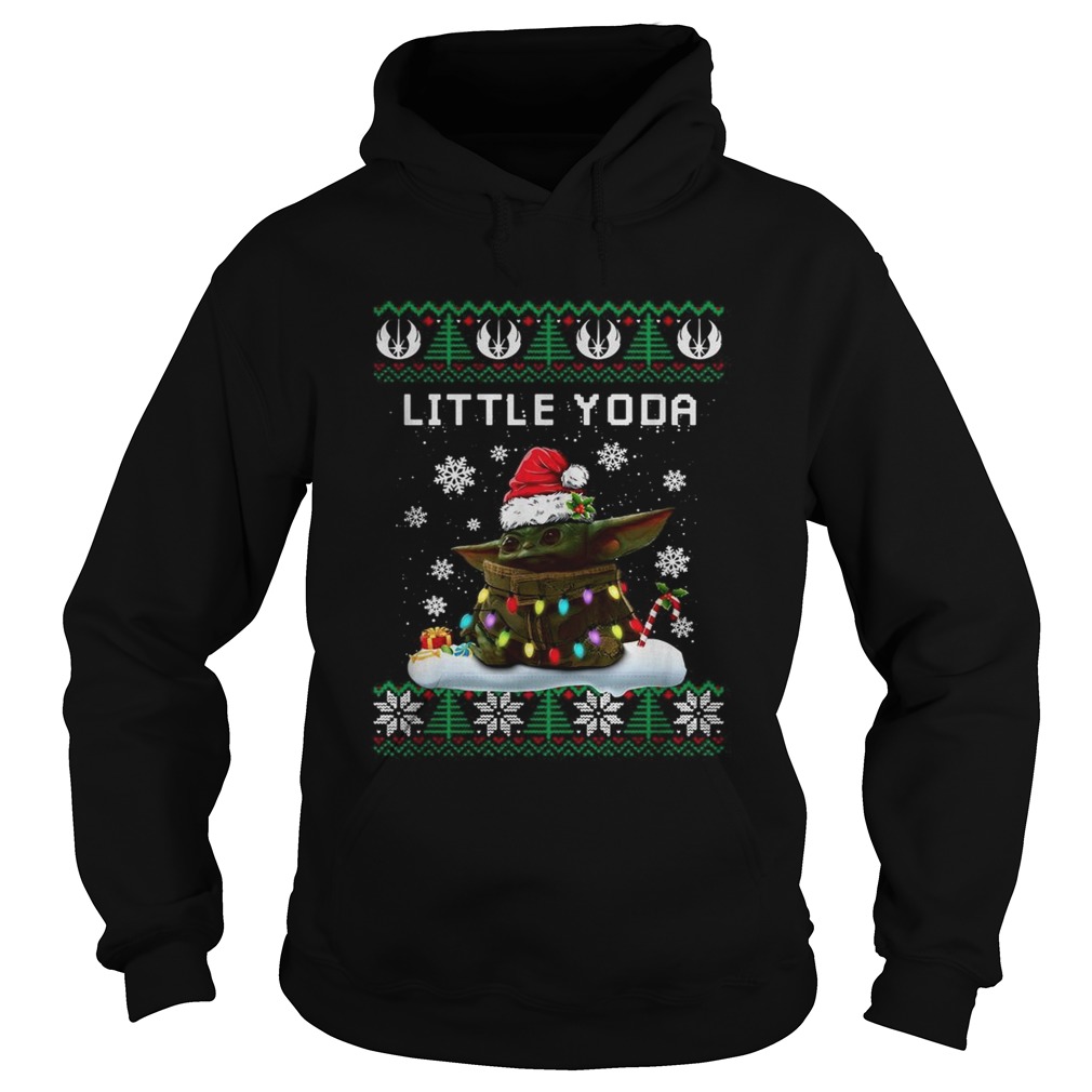 The Mandalorian Baby Yoda little Yoda Christmas Hoodie