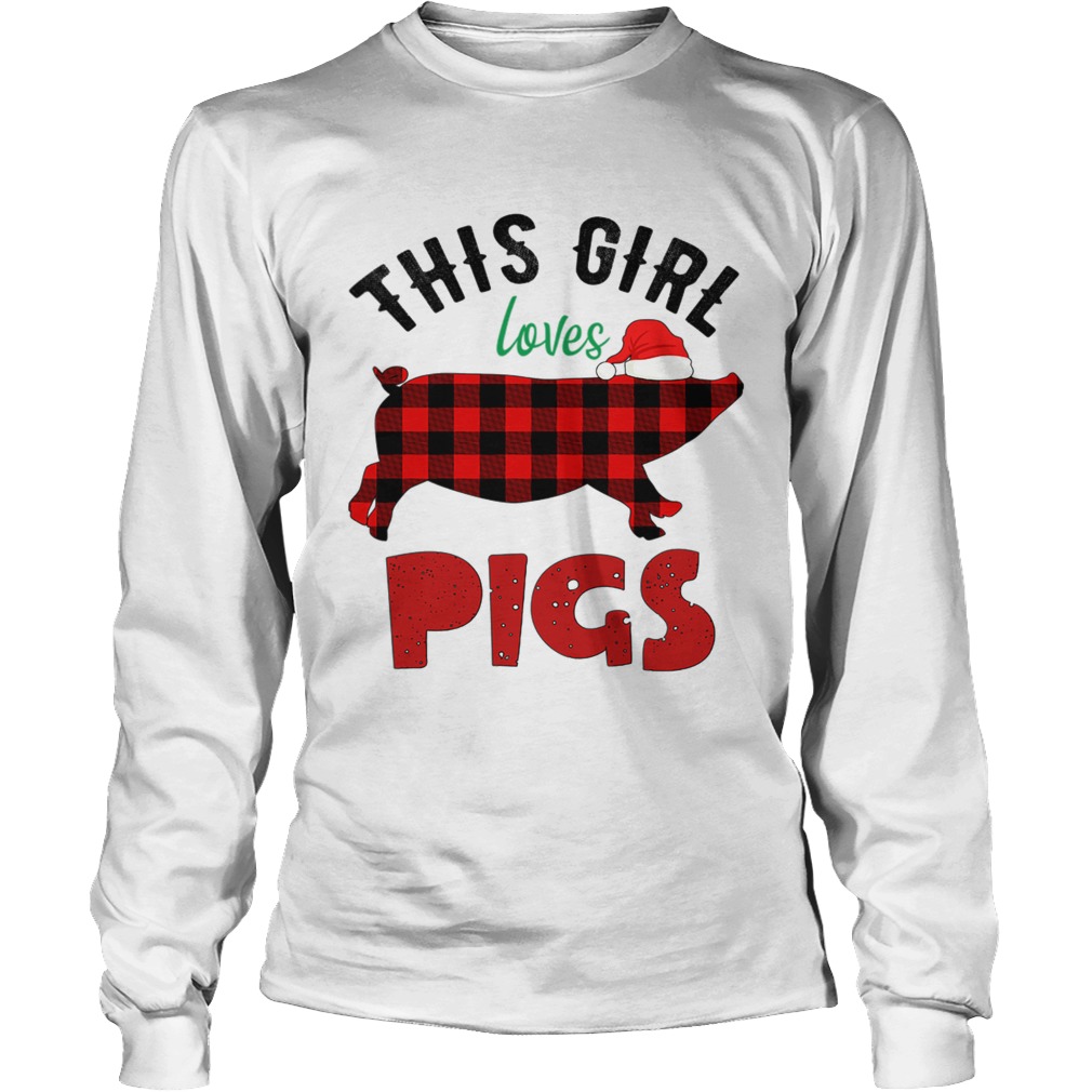 This Girl Loves Pigs Christmas LongSleeve