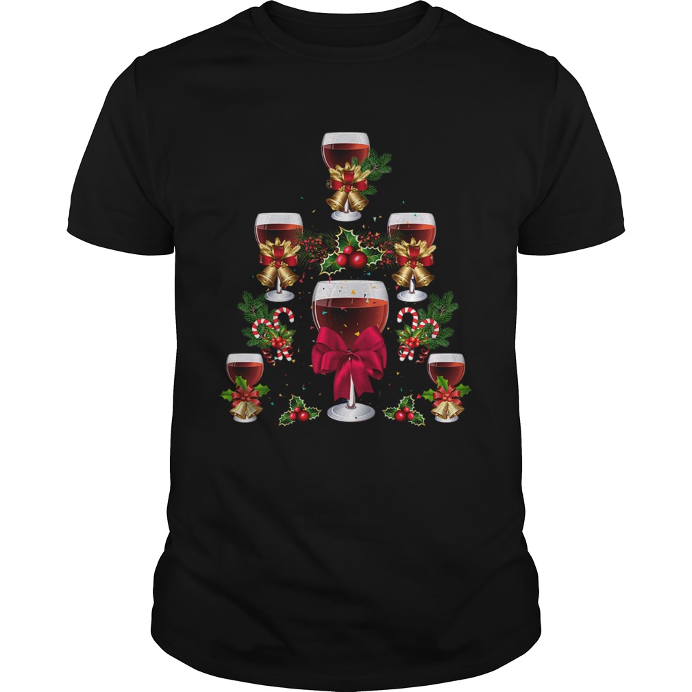 Wine Christmas Tree shirt