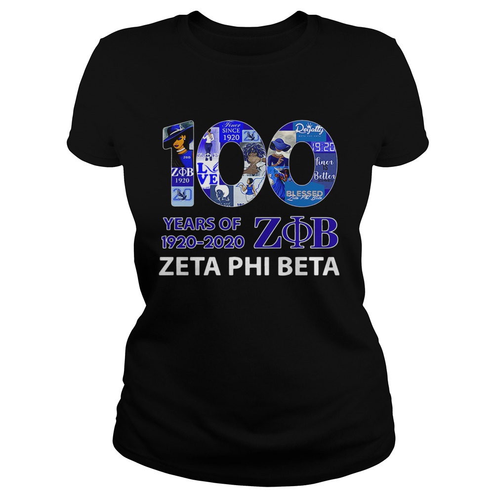 100 Years Of 19202020 ZOB Zeta Phi Beta Classic Ladies