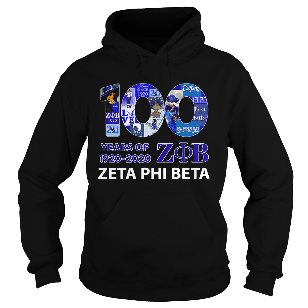 100 Years Of 19202020 ZOB Zeta Phi Beta Hoodie