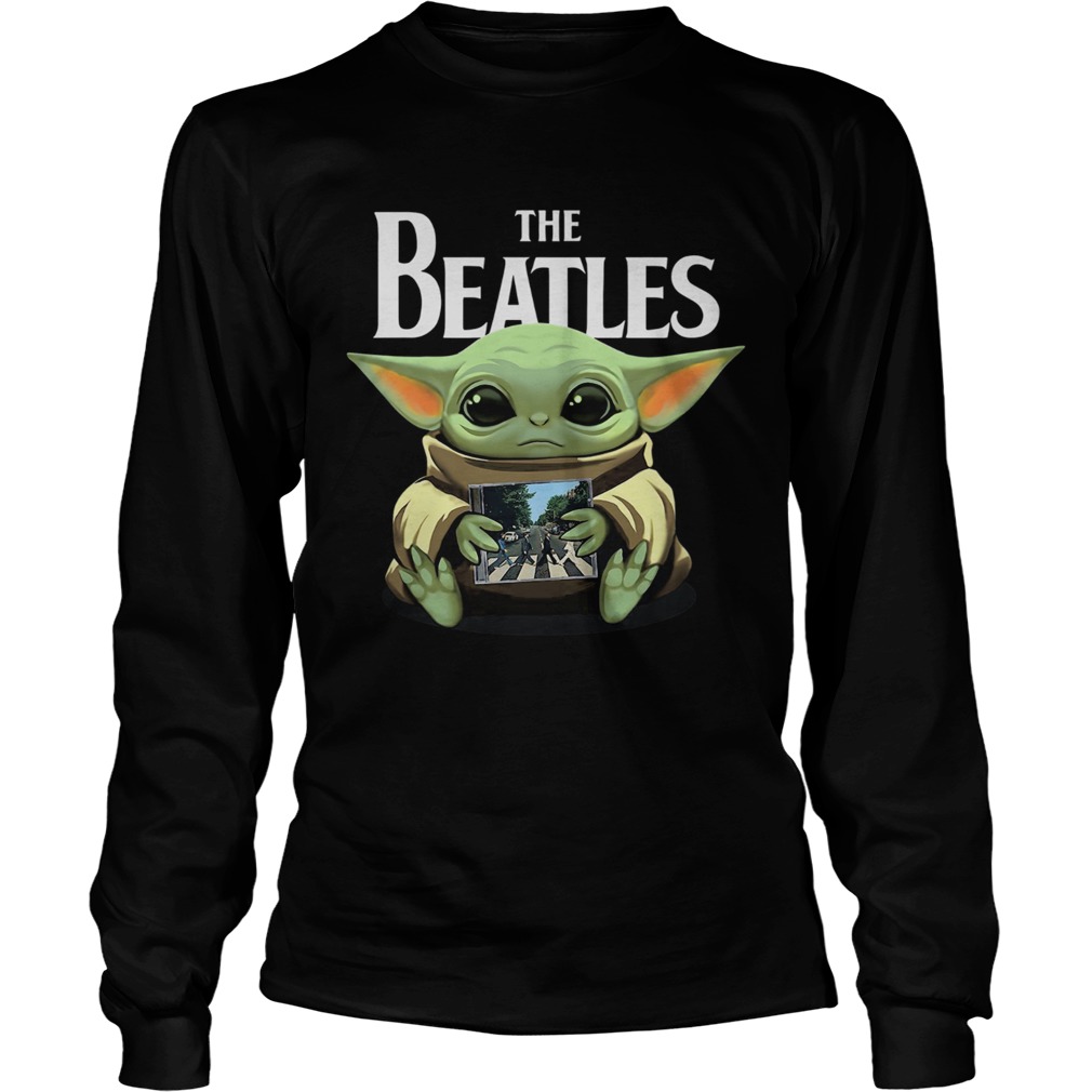 1577957702Baby Yoda Hug The Beatles LongSleeve