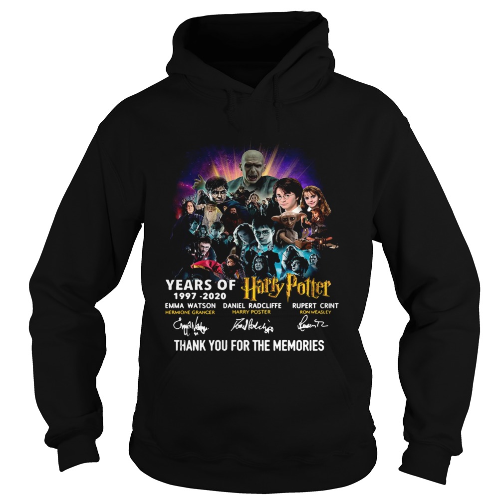 23 Years Of Harry Potter Thank You For The Memories Hoodie