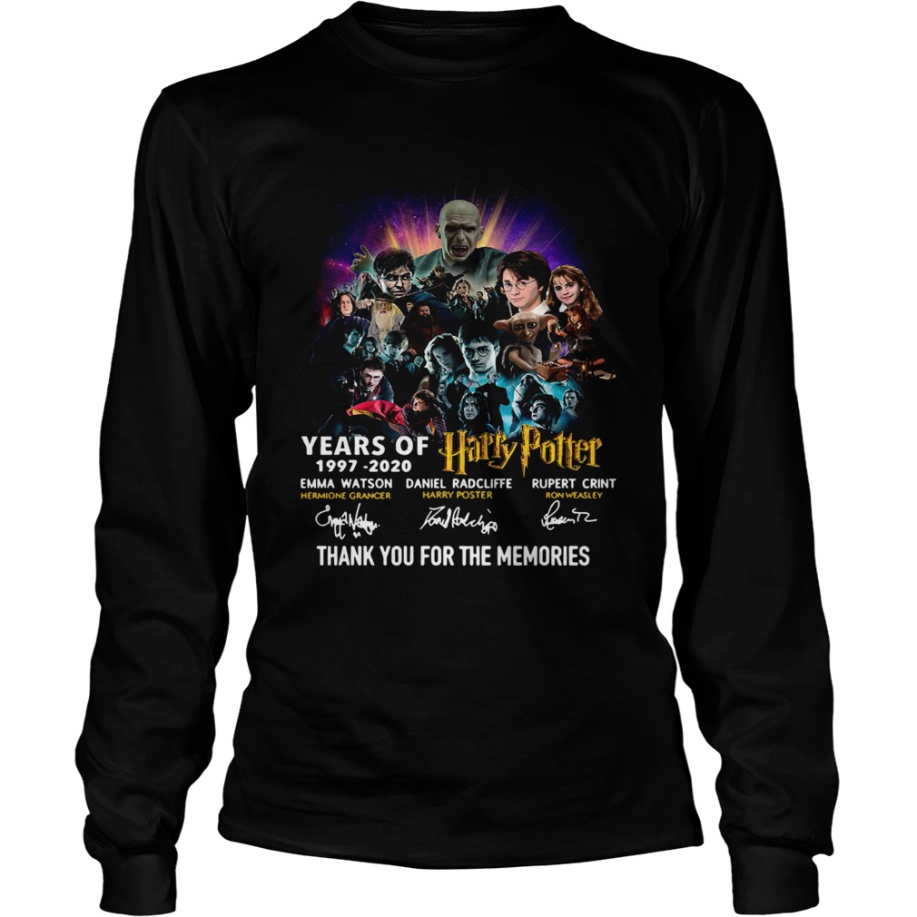 23 Years Of Harry Potter Thank You For The Memories LongSleeve