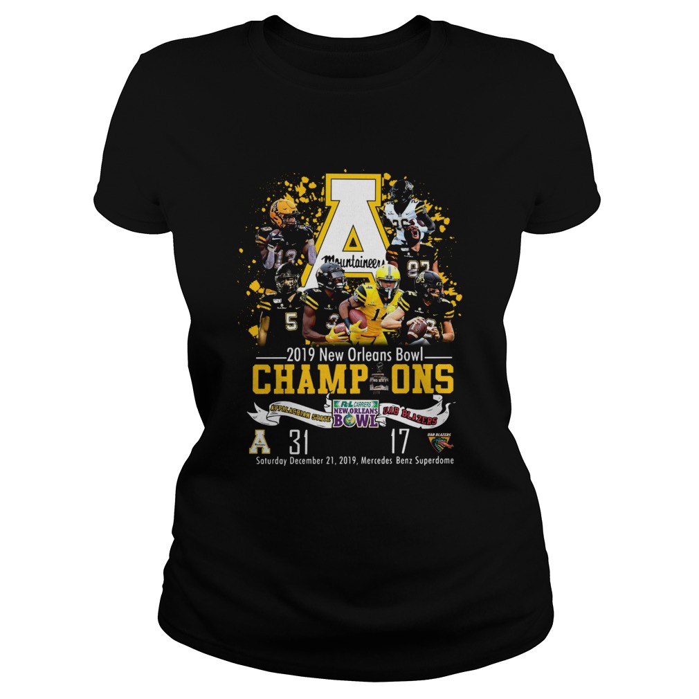 Appalachian State Mountaineers 2019 New Orleans Bowl Champions Classic Ladies