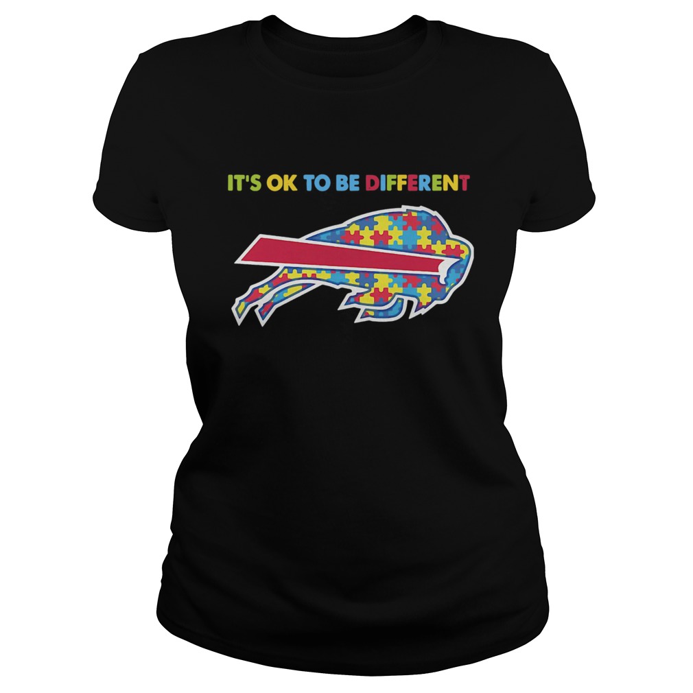 Autism Awareness Its Ok To Be Different Buffalo Bills Classic Ladies