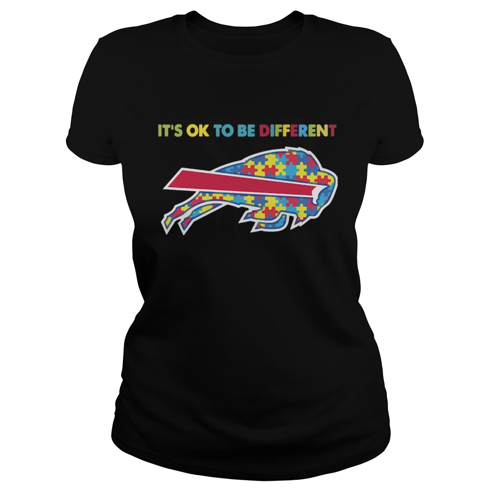 Autism Buffalo Bills Its Ok To Be Different Classic Ladies