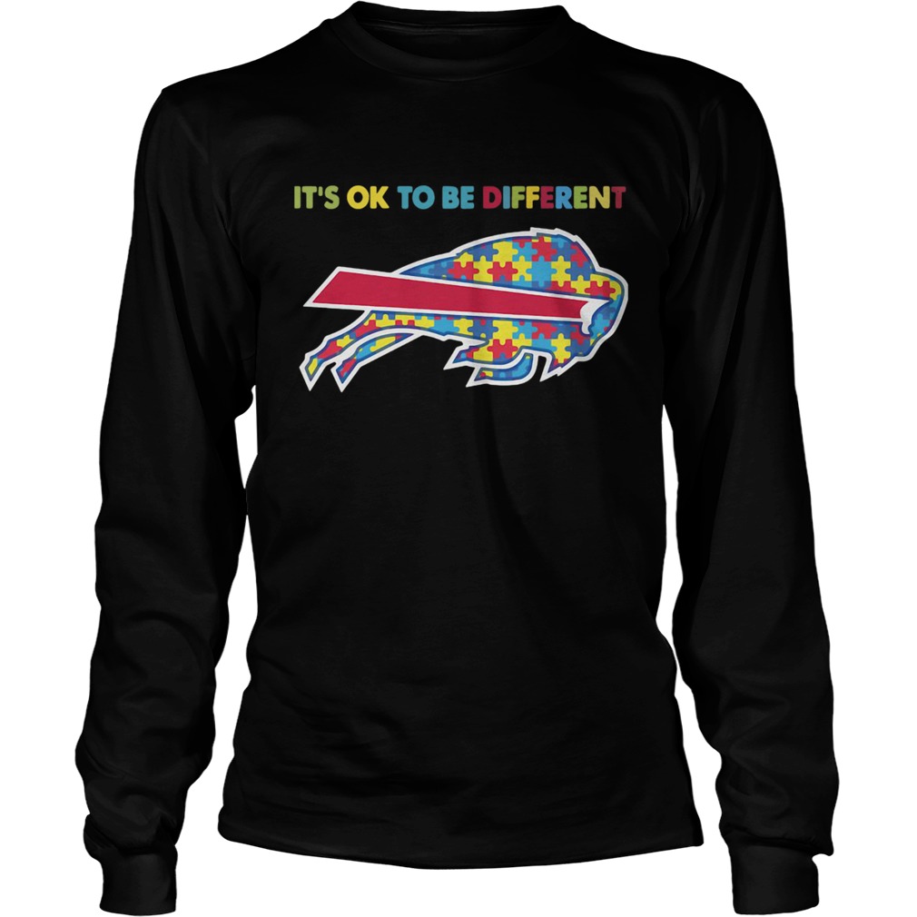 Autism Buffalo Bills Its Ok To Be Different LongSleeve