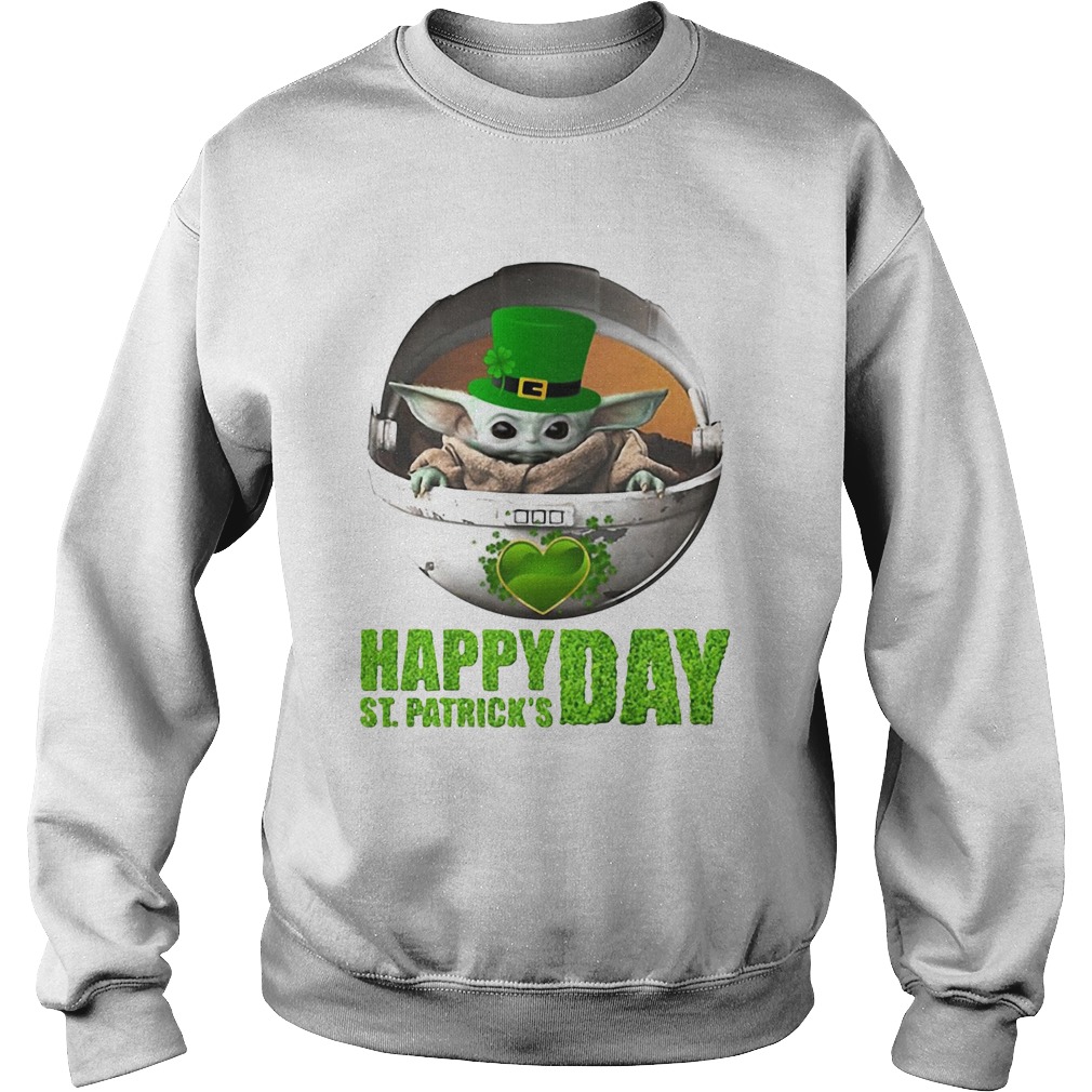 Baby Yoda Happy St Patricks Day Sweatshirt