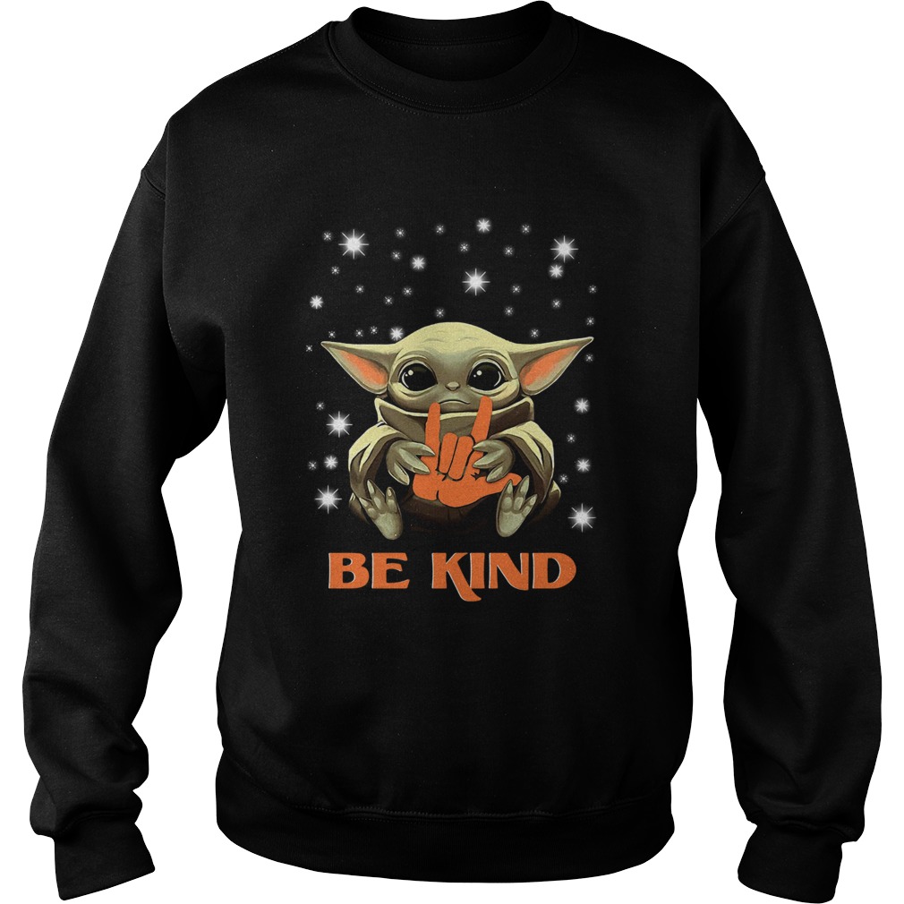 Baby Yoda Hug Be Kind Sweatshirt