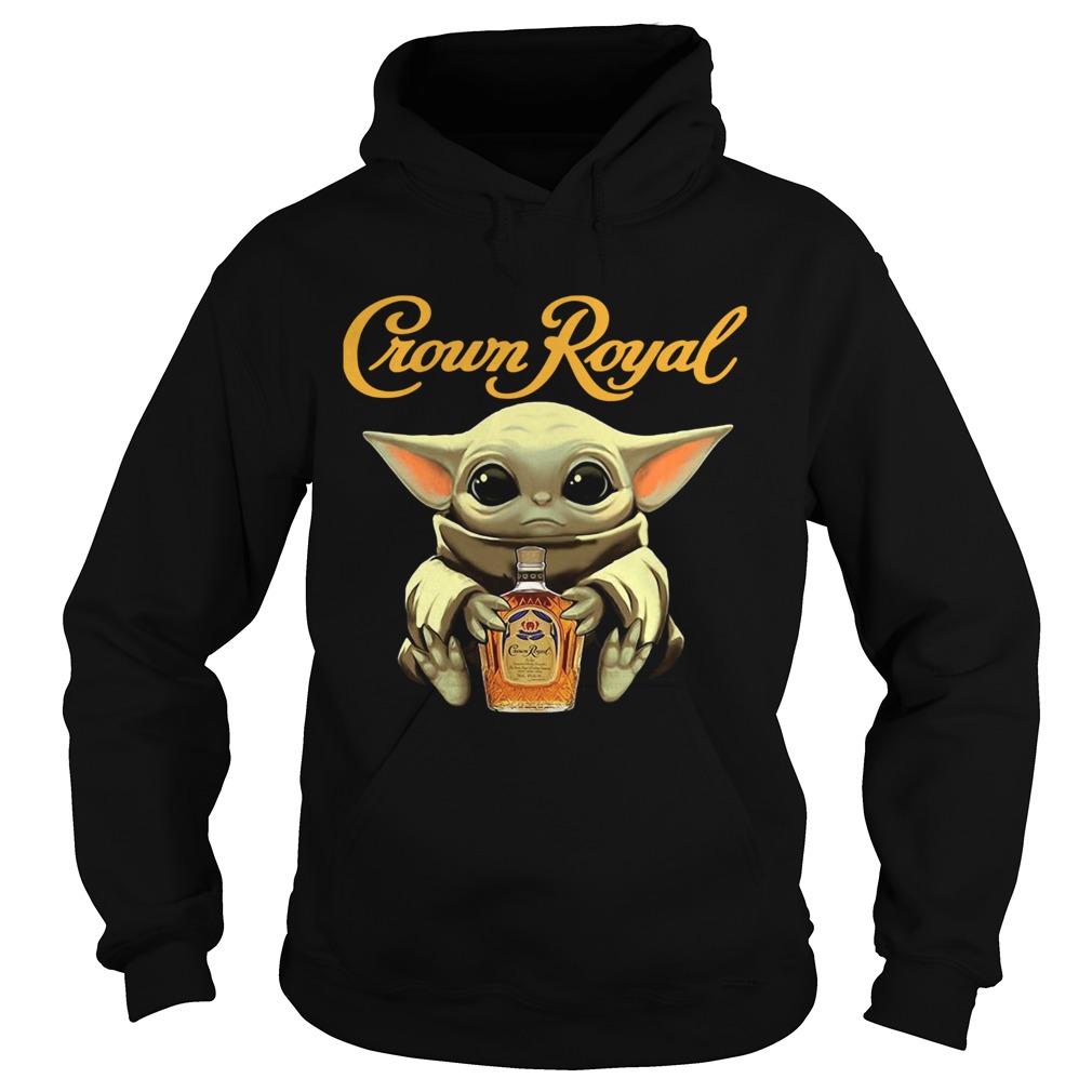 Baby Yoda Hug Crown Royal Hoodie
