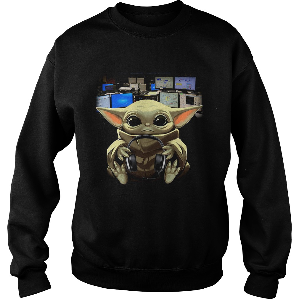 Baby Yoda Hug Producer Music Sweatshirt