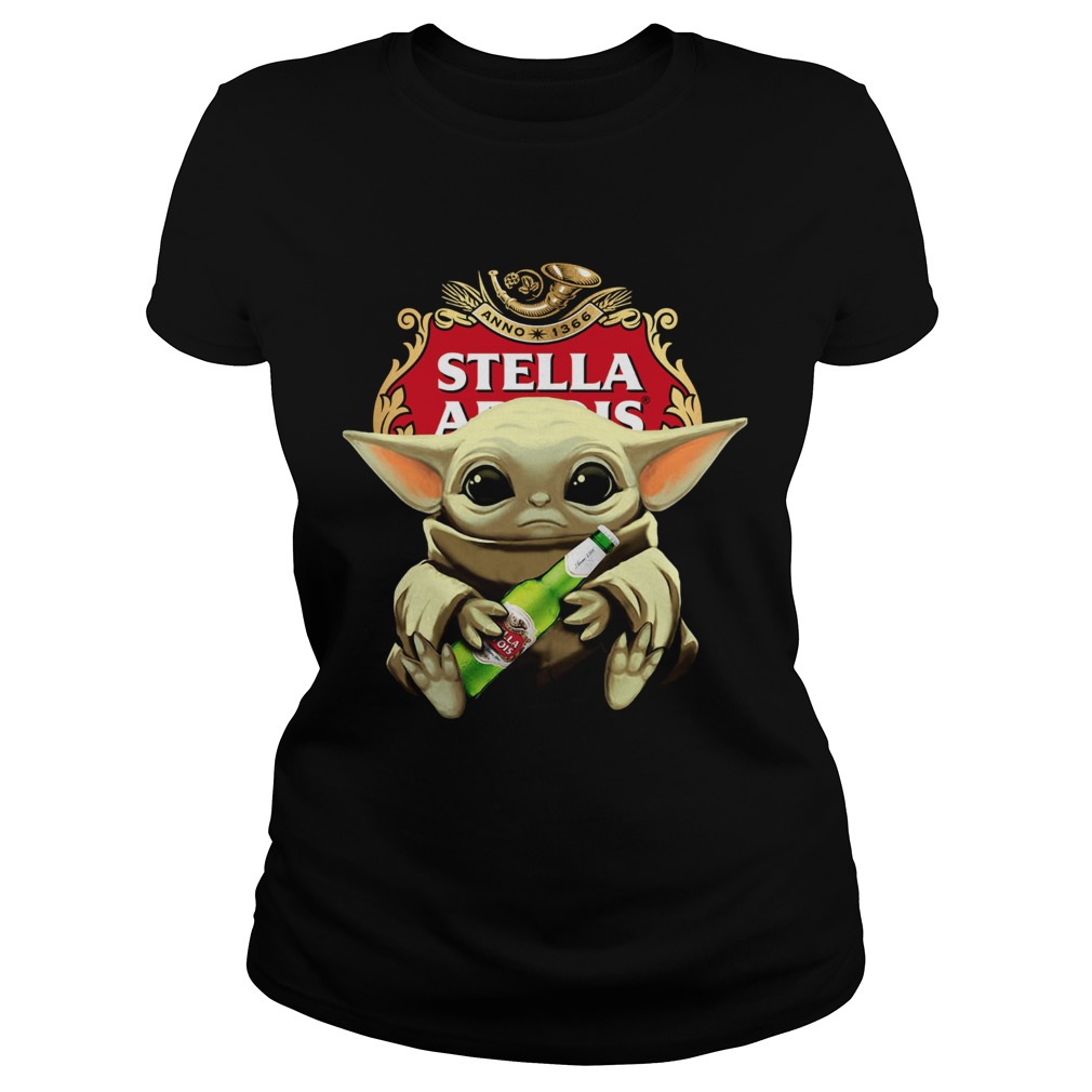 Baby Yoda Hug Stella Artois Classic Ladies