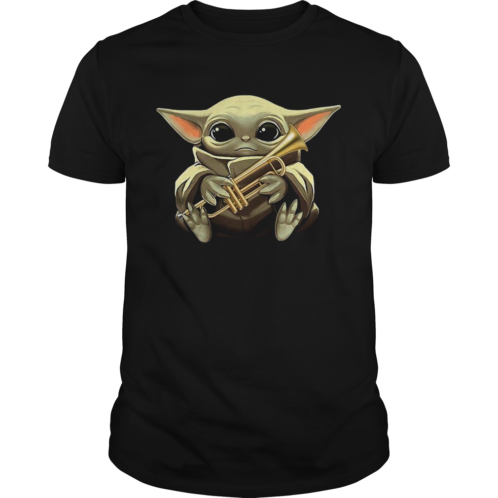 Baby Yoda Hug Trumpet shirt