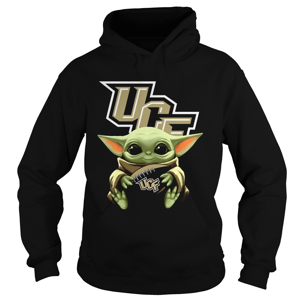 Baby Yoda Hug UCF Knights Hoodie
