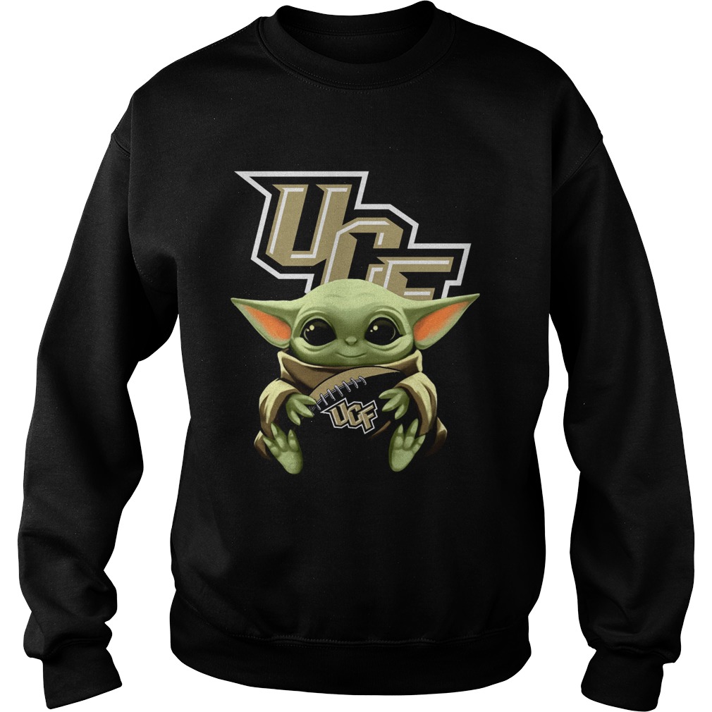 Baby Yoda Hug UCF Knights Sweatshirt