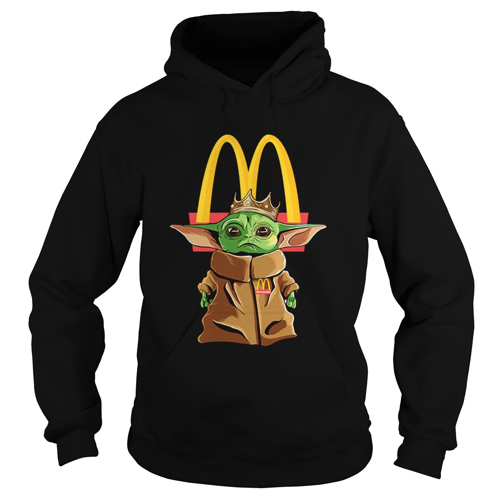 Baby Yoda King Mcdonalds Hoodie