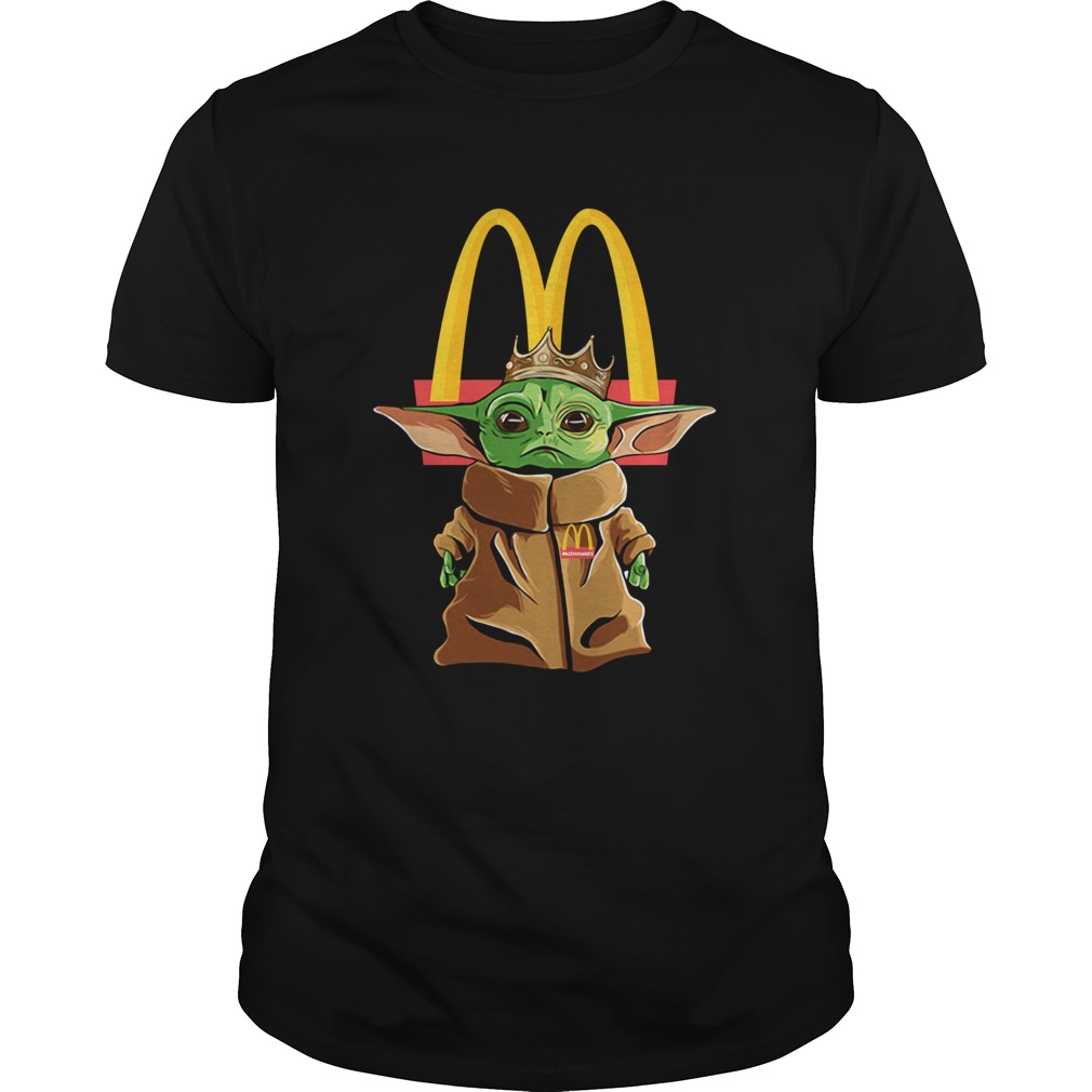 Baby Yoda King Mcdonalds shirt