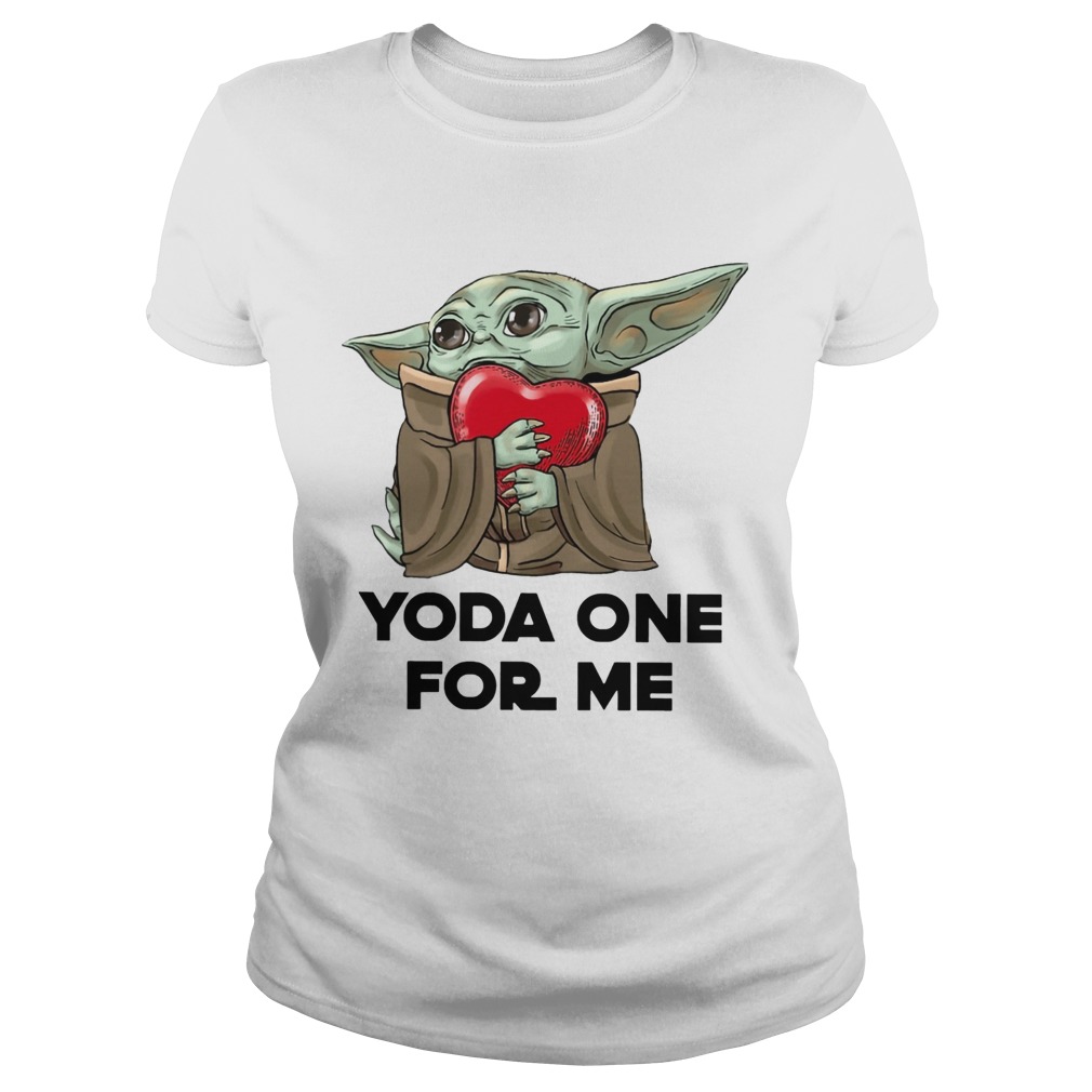 Baby Yoda One For Me Classic Ladies