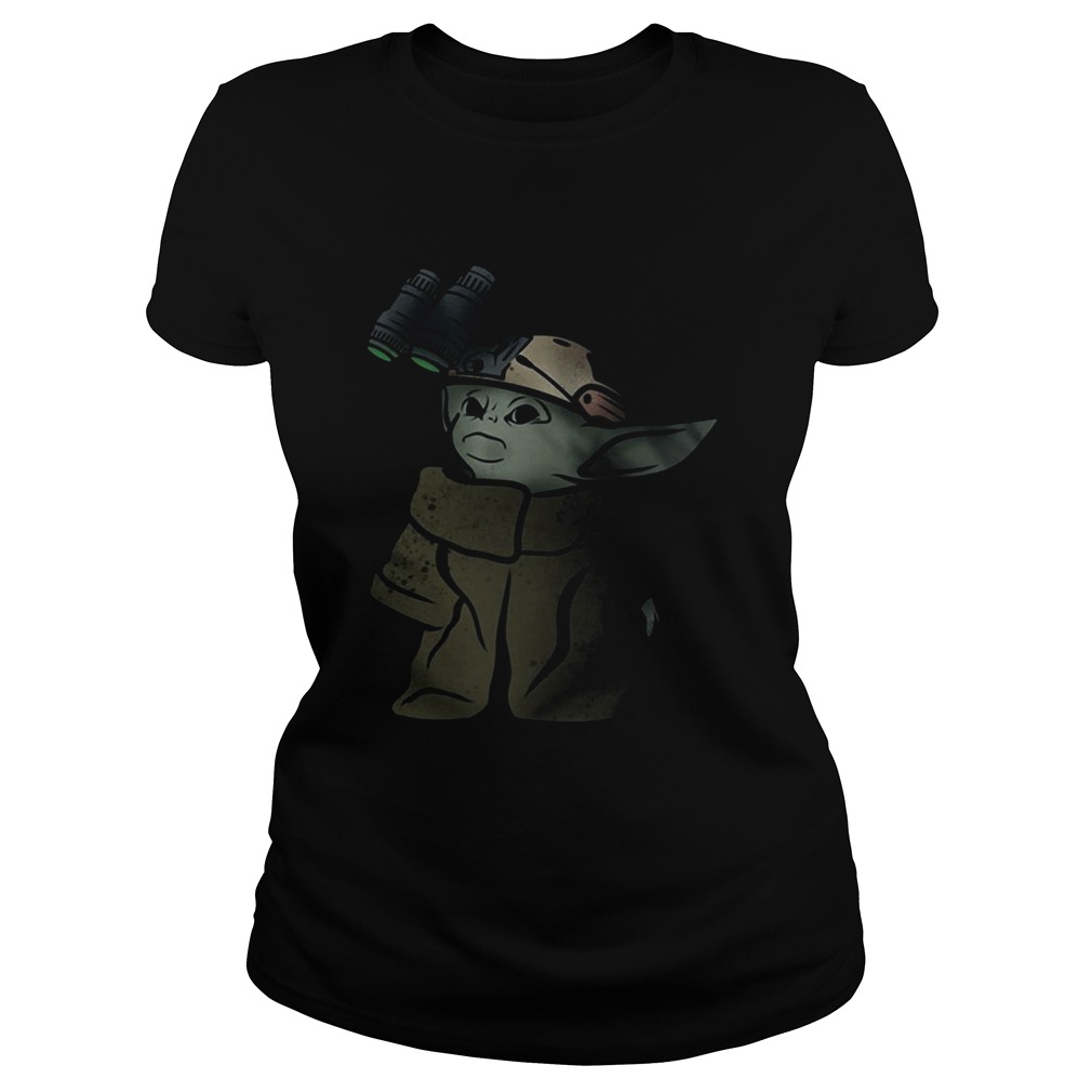 Baby Yoda Soldier Classic Ladies