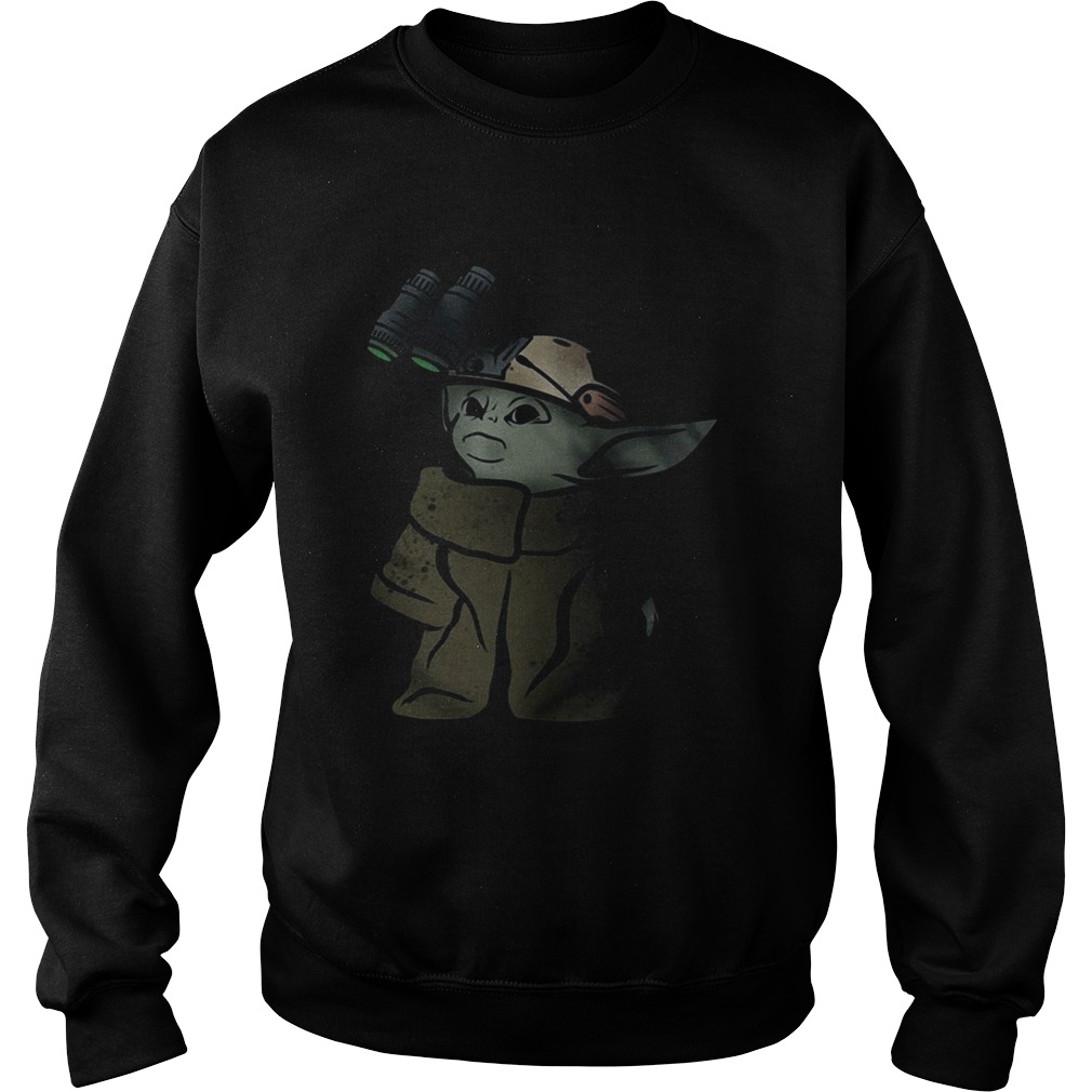 Baby Yoda Soldier Sweatshirt